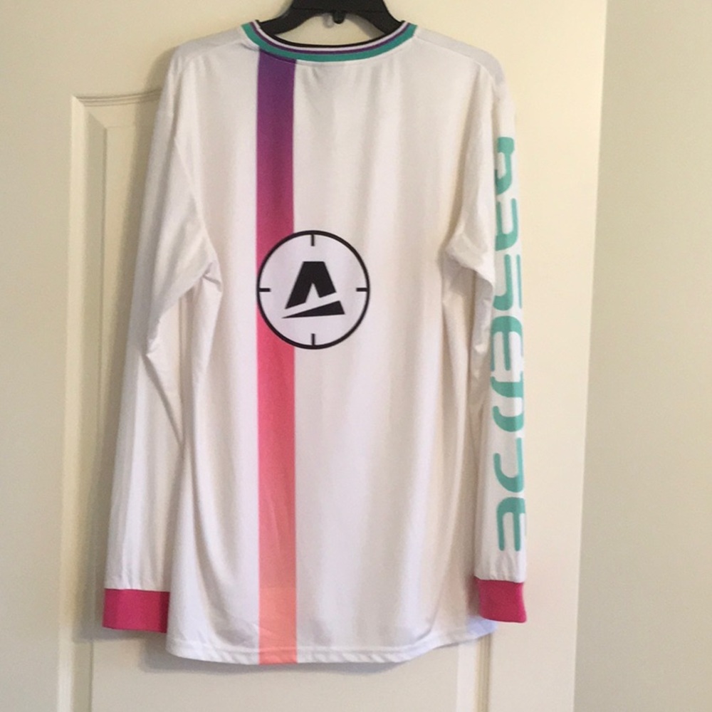 AllSense Long Sleeve Polyester Knit TShirt Size XXL
